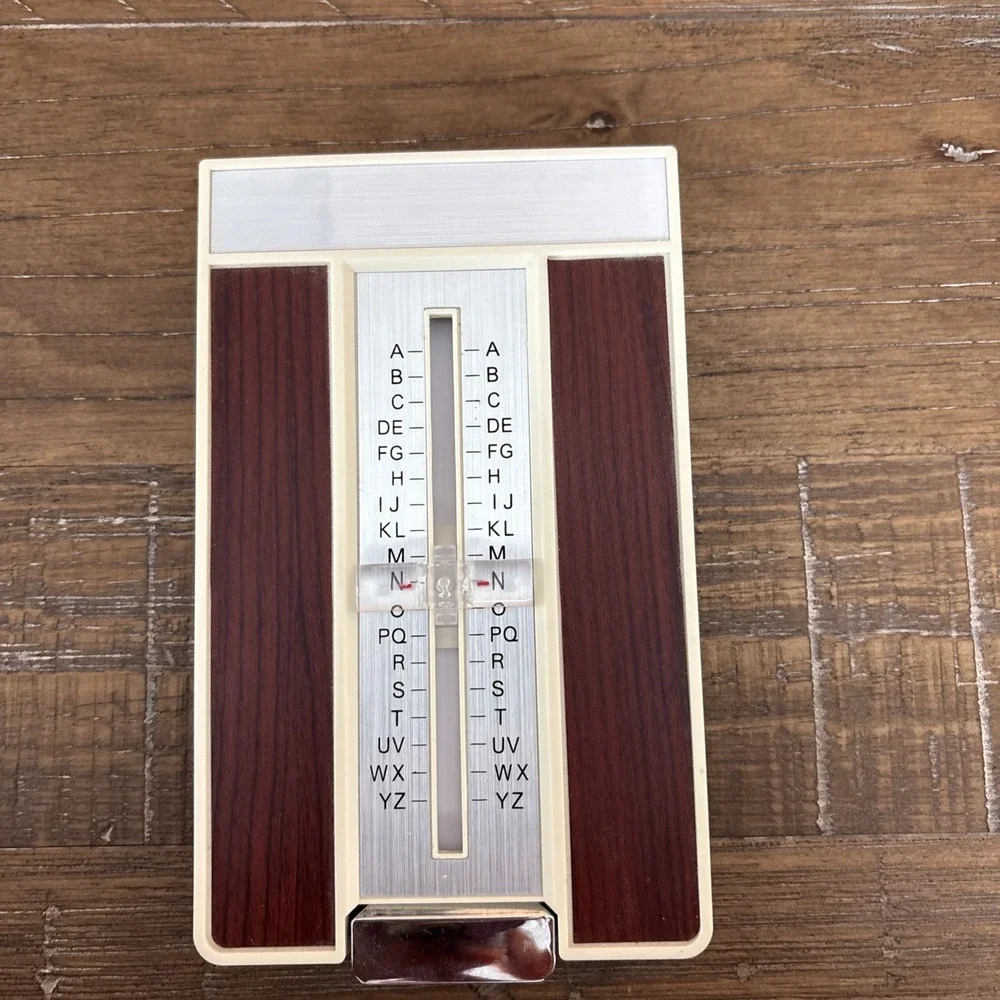 Vintage Rolodex Address Phone Directory w/ A–Z Slider Unused Pages